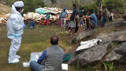 കൊവിഡ് പരിശോധന ഭയന്ന് കാട്ടിനകത്ത് കയറി ഉത്തരാഖണ്ഡില് ആദിവാസി വിഭാഗം