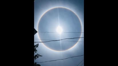 Sun Halo: ಸೂರ್ಯನ ಸುತ್ತ ಉಂಗುರ ಸಂಭವಿಸೋದೇಕೆ? ಅಪರೂಪದ ವಿದ್ಯಮಾನದ ಬಗ್ಗೆ ಇಲ್ಲಿದೆ ವಿವರ..
