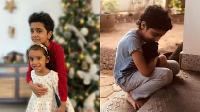 'അതേ സ്റ്റൈല്', നിവിൻ പോളിയുടെ മകന്റെ ഫോട്ടോ ചര്ച്ചയാകുന്നു