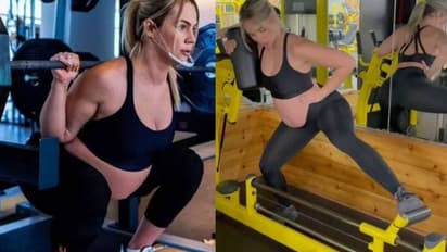 എട്ട് മാസം ഗർഭിണി; എടുത്തുയർത്തുന്നത് 142 കിലോഗ്രാം ഭാരം; വിമര്ശനവുമായി സോഷ്യല് മീഡിയ