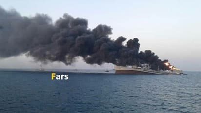 നാവിക കപ്പലിലെ തീ പിടിത്തം ; ഇസ്രയേല് - ഇറാന് സംഘര്ഷത്തിന്റെ തുടര്ച്ചയോ ?