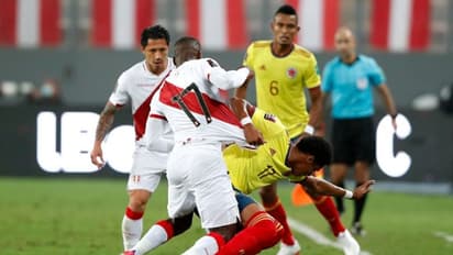 ചുവപ്പ് കാര്ഡിന്റെ കളി; ഒടുവില് പെറുവിനെതിരെ ഗംഭീര ജയവുമായി കൊളംബിയ