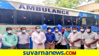 ಅಥಣಿ: ಐಸಿಯು ಒಳಗೊಂಡ ಬಸ್‌ ಆ್ಯಂಬ್ಯುಲೆನ್ಸ್‌ಗೆ ಡಿಸಿಎಂ ಸವದಿ ಚಾಲನೆ