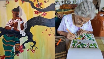 ഓർമ്മയില്ലാതെയാവുമ്പോഴും വരയിലൂടെ അതിജീവിക്കുന്ന സ്ത്രീ!