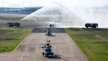 3 ALH MK III helicopters join Eastern Naval Command fleet