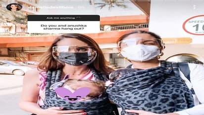 ವಮಿಕಾ ಜೊತೆ ಪೋಸ್ ಕೊಟ್ಟ ಅನುಷ್ಕಾ: ಹೊಸ ಫೋಟೋ ಶೇರ್ ಮಾಡಿದ ಎಬಿ ಡಿ ವಿಲಿಯರ್ಸ್ ಪತ್ನಿ