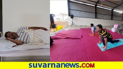 5ನೇ ಕೋವಿಡ್ ಕೇರ್‌ ಸೆಂಟರಿನಲ್ಲಿ ವಾಸ್ತವ್ಯ ಹೂಡಿದ ಶಾಸಕ ರೇಣುಕಾಚಾರ್ಯ