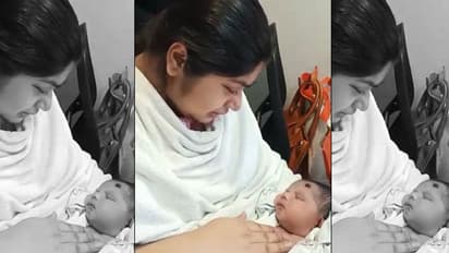 10 दिनों तक वेंटिलेटर पर कोरोना के खिलाफ लड़ाई के बाद गोद में उठाया बच्चा, तो निकल पड़े 'जीत' के आंसू