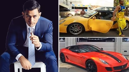 Watch MS Dhoni's wife Sakshi gives a glimpse of his vintage car collection in her latest video