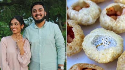 കാമുകി ഭക്ഷണപ്രിയ ആണെങ്കില്‍ ഇങ്ങനെയും 'എന്‍ഗേജ്‌മെന്റ്' ആകാം; പക്ഷേ ശ്രദ്ധിക്കണം...