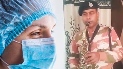 This ITBP constable plays saxophone as a way to pay tribute to COVID-19 warriors