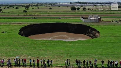 മെക്സിക്കോയിലെ ഭീമന്‍ ഗര്‍ത്തം; ആശങ്കയോടെ ശാസ്ത്രലോകം