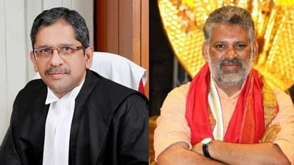 ఏం.. భాస్కర్ బాగున్నావా... బాగా పనిచేస్తున్నావ్: చెవిరెడ్డికి జస్టిస్ రమణ ఆత్మీయ పలకరింపు