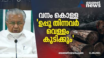 മുട്ടിൽ വനംകൊള്ള: 'ഉപ്പ് തിന്നവൻ വെള്ളം കുടിക്കും'; ഉന്നത തല അന്വേഷണം നടക്കുമെന്നും മുഖ്യമന്ത്രി