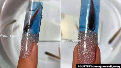 Nail artist's new aquarium manicure sparks outrage on internet; watch viral video