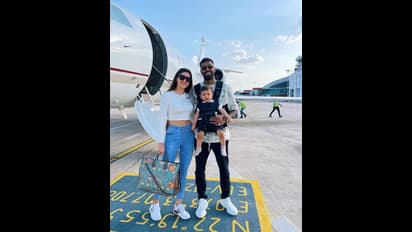 Hardik Pandya's wife Natasa Stankovic and son Agastya's latest pictures will put a smile on your face