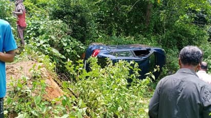 ತೀರ್ಥಹಳ್ಳಿ; ಅಪಘಾತದಲ್ಲಿ ಅಗಲಿದ ತಾಯಿಗೆ ಅಮೆರಿಕದಿಂದ ಬಂದು ಪುತ್ರನ ನಮನ