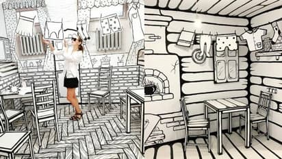 ശരിക്കും ഏതെങ്കിലും കാർട്ടൂൺ ലോകത്താണോ? തികച്ചും വ്യത്യസ്തമായി ഒരു 2ഡി കഫേ