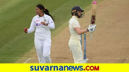 ಮಹಿಳಾ ಟೆಸ್ಟ್‌: ಭಾರತ ಎದುರು ಇಂಗ್ಲೆಂಡ್ ಮೇಲುಗೈ