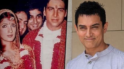 Akshay Kumar, Twinkle's unseen 'Shaadi' pics out; did you know Aamir Khan was videographer in their wedding?