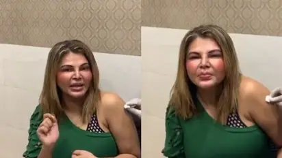 വാക്സിൻ സ്വീകരിക്കാനെത്തിയപ്പോള് ആദ്യം ബഹളം വെച്ചു, പിന്നെ ഇത്രയേയുള്ളൂവെന്ന ഭാവം- വീഡിയോയുമായി രാഖി സാവന്ത്