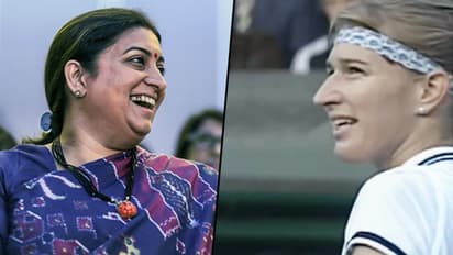 Smriti Irani shares old video of Steffi Graf getting marriage proposal; Caption will bring a smile