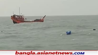 সরকারি নিষেধাজ্ঞা উপেক্ষা, প্রাকৃতিক দুর্যোগে বকখালির সমুদ্রে ডুবল ট্রলার