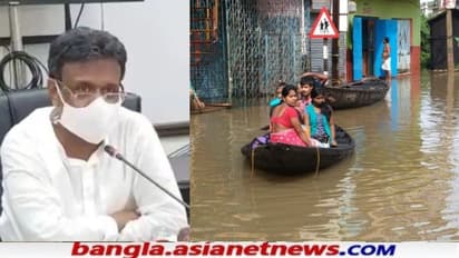 ঘাটালের রাস্তায় নামল নৌকা, বেহালার বেহাল দশায় 'আগেও ক্ষমা চেয়েছিলাম', সাফাই ফিরহাদের