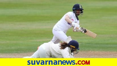 ದೀಪ್ತಿ ಶರ್ಮಾ ಚೊಚ್ಚಲ ಅರ್ಧಶತಕ; ಭಾರತಕ್ಕೆ ಕೊಂಚ ಮುನ್ನಡೆ