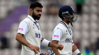 দ্বিতীয় দিনেও বাধা বৃষ্টি, ভারতের স্কোর ৩ উইকেটে ১৪৬, ক্রিজে বিরাট-রাহানে