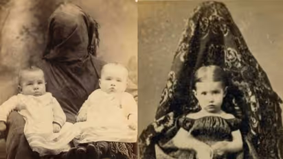 കുട്ടികളെ ഫോട്ടോയ്ക്ക് പോസ് ചെയ്യിക്കണം, അടിമുടി മറച്ച് മറഞ്ഞിരുന്ന് അമ്മമാർ!