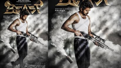 Vijay's Thalapathy 65 first look poster: Gun weilding 'Beast' treats fans on birthday eve