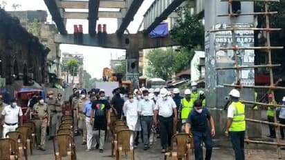 পোস্তা উড়ালপুলের একটা অংশ ভাঙতেই লাগবে ৪৫ দিন, এলাকা ঘুরে আর কী বললেন ফিরহাদ