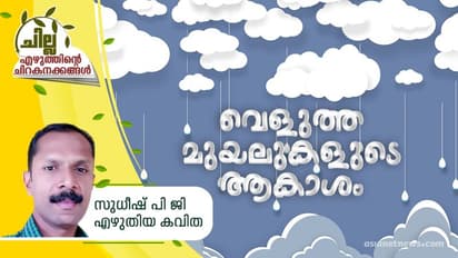 വെളുത്ത മുയലുകളുടെ ആകാശം, സുധീഷ് പി ജി എഴുതിയ കവിത