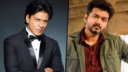 Here's what Shah Rukh Khan thinks about Thalapathy Vijay; superstar describes Mersal actor in one word