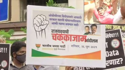 निकाय चुनाव में OBC आरक्षण के समर्थन में भाजपा ने किया प्रदर्शन, पुलिस से झूमाझटकी, SC ने दिया था फैसला