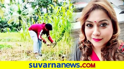 ತೋಟದ ಕೆಲಸ ಮಾಡುತ್ತಿರುವ ಪುತ್ರನ ವಿಡಿಯೋ ಹಂಚಿಕೊಂಡ ನಟಿ ರಕ್ಷಿತಾ ಪ್ರೇಮ್!