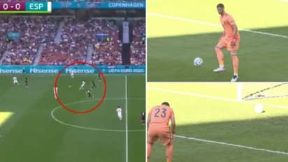 എന്നാലും ഇങ്ങനെയുണ്ടോ ഒരു ഗോള്! സ്പാനിഷ് ഗോളി ഉനൈ സിമോണിന് സംഭവിച്ച അബദ്ധം കാണാം