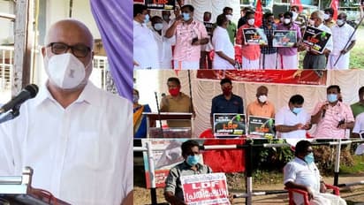 ഇന്ധന വില: തീവെട്ടിക്കൊള്ളയെന്ന് എംഎ ബേബി, കേന്ദ്രം പാവപ്പെട്ടവന്റെ പോക്കറ്റടിക്കുന്നെന്ന് വിജയരാഘവൻ