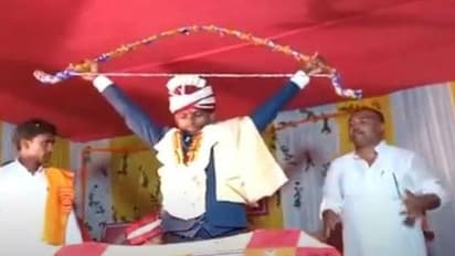 ബീഹാറിൽ വിവാഹത്തിന് മുമ്പ് വില്ലൊടിച്ച് വരൻ, പ്രചോദനം രാമായണം