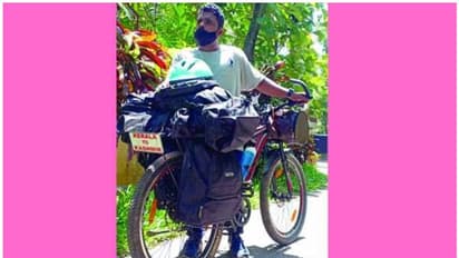 ലക്ഷ്യം ടൂറിസം മേഖലയുടെ പുത്തനുണര്വ്വ്; സൈക്കിളില് കശ്മീരിലേക്കുള്ള യാത്ര തുടങ്ങി ശ്രീജിത്ത്