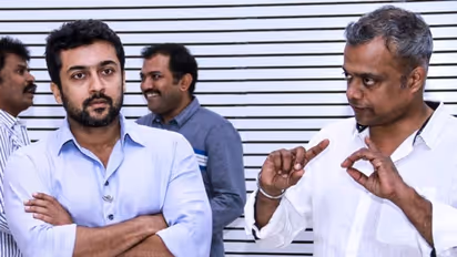 'ഗിറ്റാര്‍ കമ്പി മേലേ നിണ്‍ട്ര്'; സൂര്യയ്‍ക്കൊപ്പം ഗൗതം മേനോന്‍