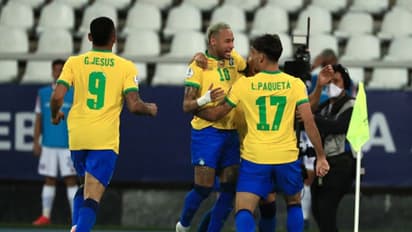 ১০ জনে খেলেও জয় ব্রাজিলের, ১-০ গোলে চিলিকে হারিয়ে কোপার সেমিতে নেইমাররা