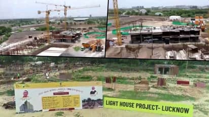 PM Modi uses drones to review six housing projects