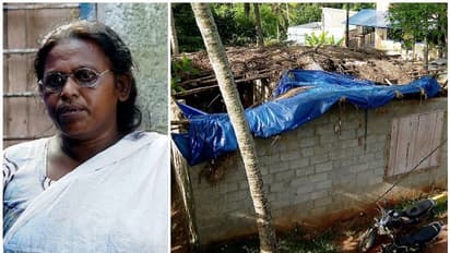 'പ്ലാസ്റ്റിക് ഷീറ്റുകൊണ്ടെങ്കിലും വീടൊന്ന് മേയണം'; ദുരിതക്കയത്തില് തങ്കമണി