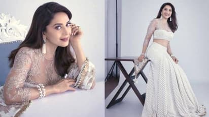 'സ്വപ്നം കാണുന്നത് ഒരിക്കലും നിർത്തരുത്'; അഞ്ച് ലക്ഷം രൂപയുടെ ലെഹങ്കയിൽ തിളങ്ങി മാധുരി ദീക്ഷിത്