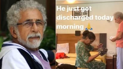 നസീറുദ്ദിൻ ഷാ ആശുപത്രി വിട്ട് വീട്ടില് എത്തി, ഫോട്ടോ പങ്കുവെച്ച് മകൻ വിവാൻ ഷാ