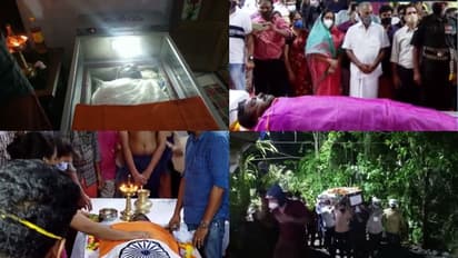 ധീരജവാന് വിട: സുബേദാർ ശ്രീജിത്തിൻ്റെ സംസ്കാരം കഴിഞ്ഞു