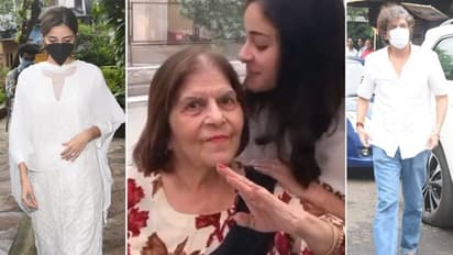 Ananya Panday's grandmother, Chunky Panday's mother Snehlata Panday passes away, family arrives to pay respect