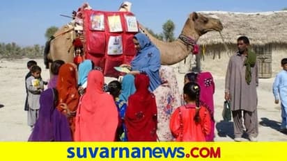 ನೆಟ್‌ವರ್ಕ್ ಇಲ್ಲ: ಒಂಟೆ ಹತ್ತಿ ಬಂದು ಪಾಠ ಹೇಳ್ತಾರೆ ಈ ಶಿಕ್ಷಕರು